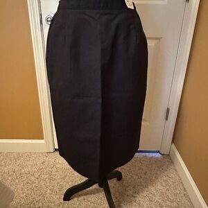 Women's Navy Blue Pencil Skirt — Sleek Professional Style